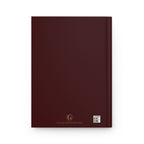 Hardcover Journal — 'Peace of Mind' Cheetah Burgundy