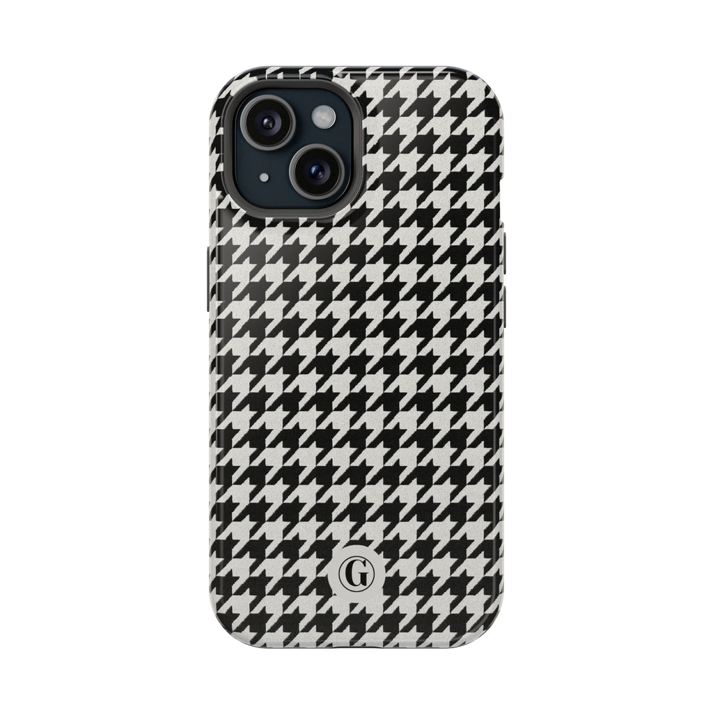 Houndstooth Print Phone Case