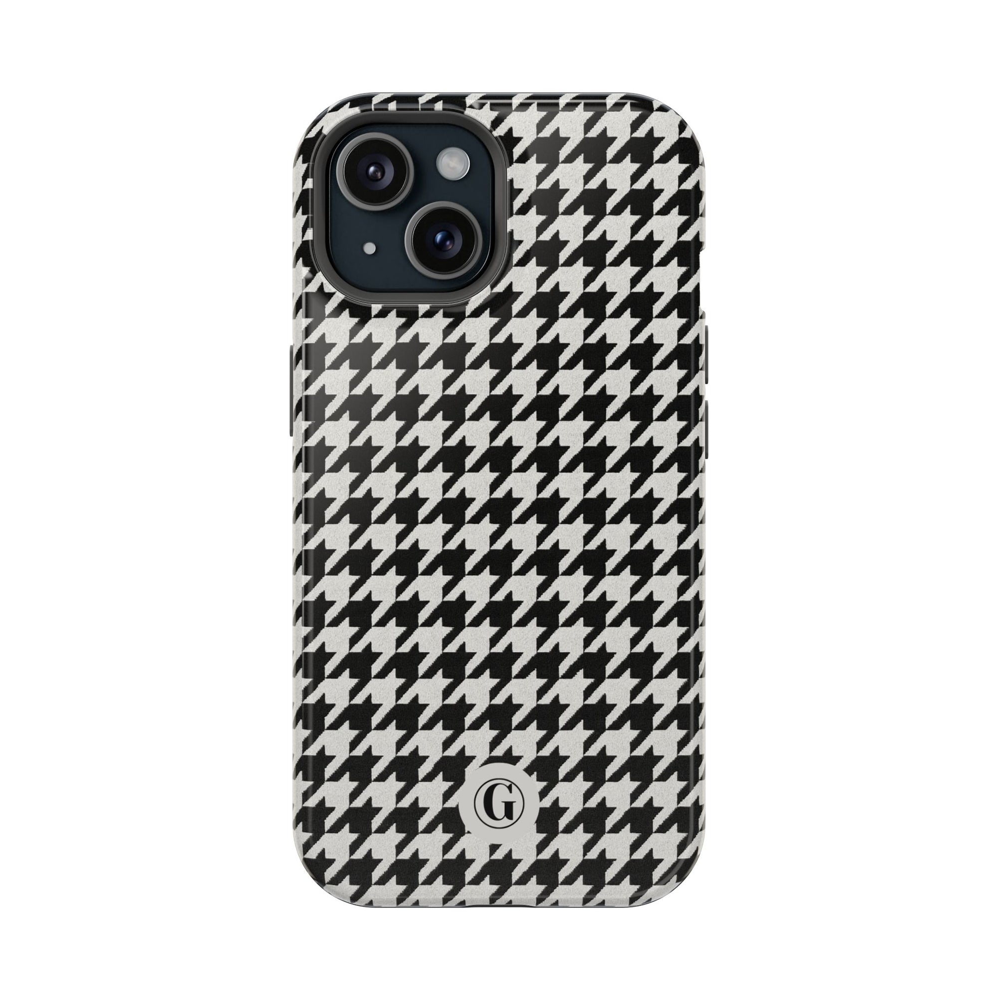 Houndstooth Print Phone Case