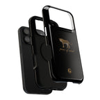 Black 'Peace of Mind' Panther Phone Case