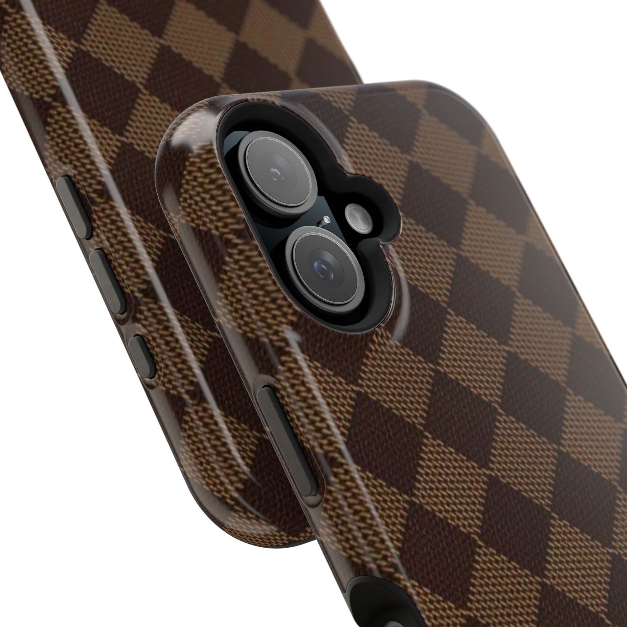 Brown Checkmate Phone Case