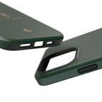 Emerald Green 'Peace of Mind' Panther Phone Case