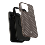 Brown Polka Dots Phone Case