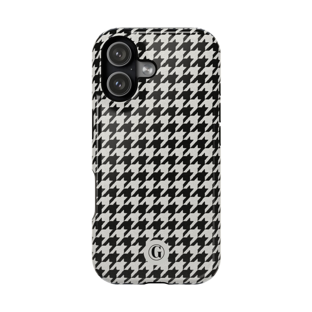 Houndstooth Print Phone Case