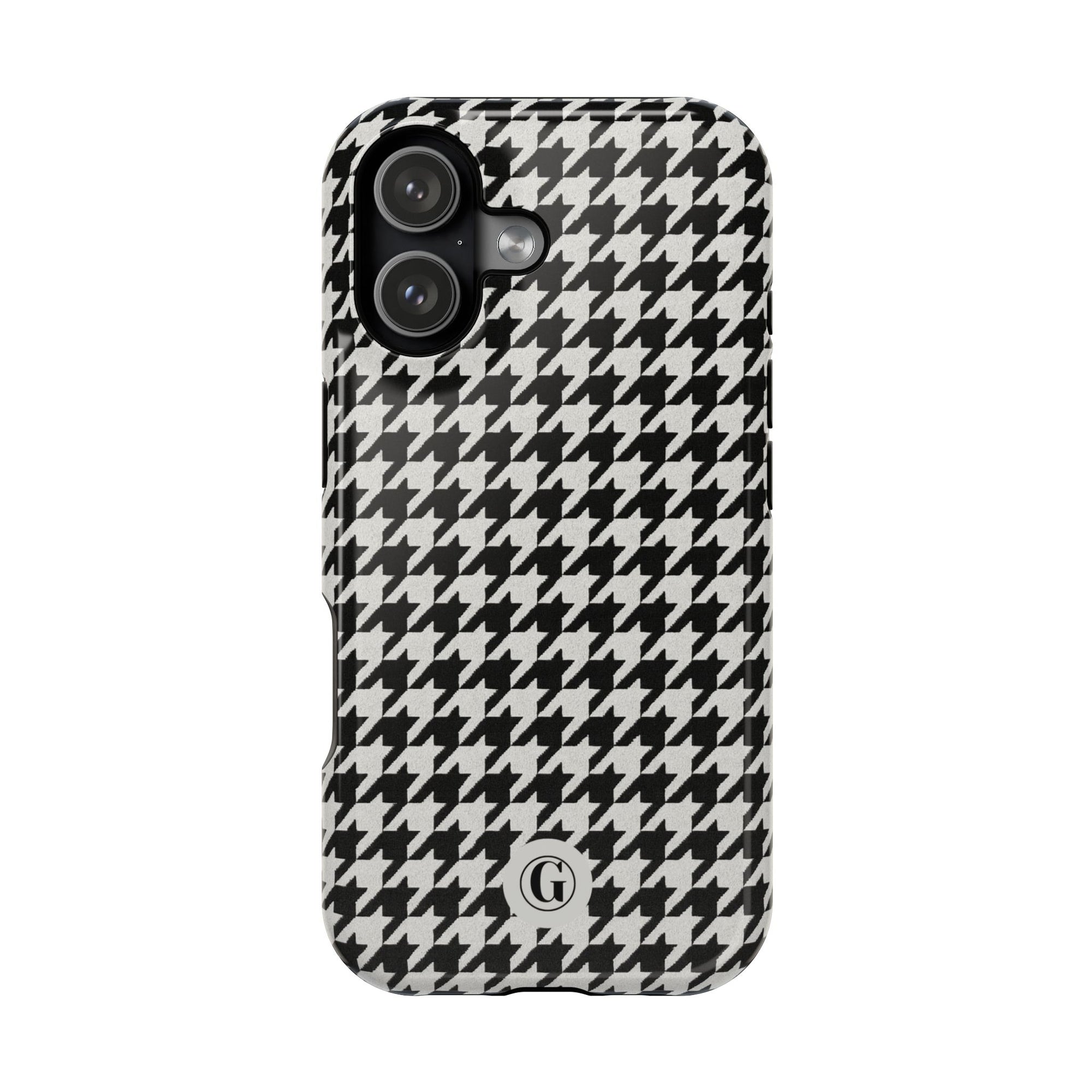 Houndstooth Print Phone Case