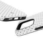 White Polka Dots Phone Case