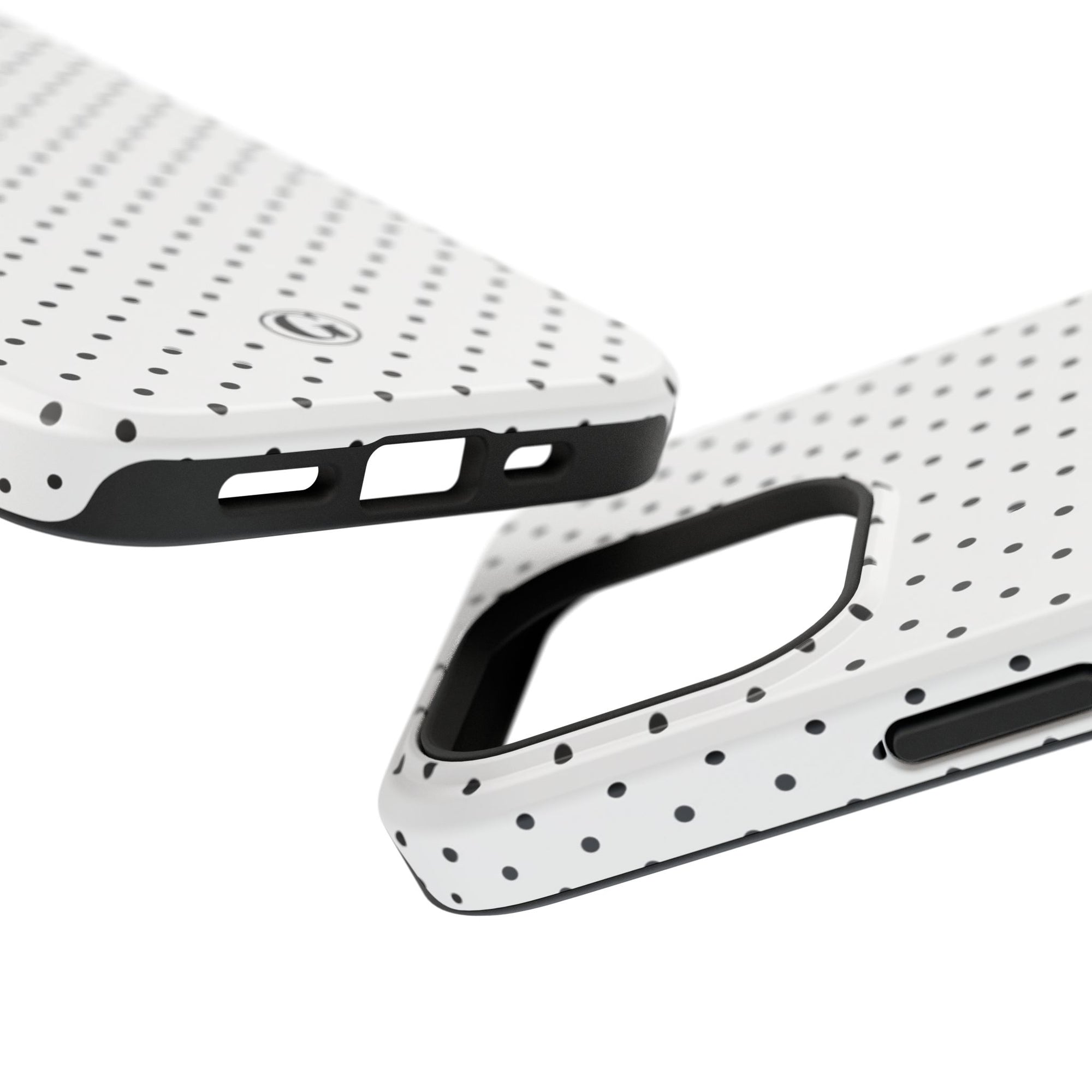 White Polka Dots Phone Case