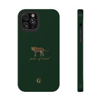Emerald Green 'Peace of Mind' Panther Phone Case