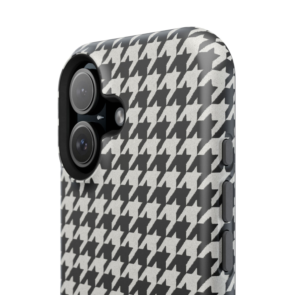 Houndstooth Print Phone Case