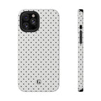 White Polka Dots Phone Case