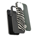 Zebra Print x Emerald Green Phone Case