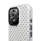 White Polka Dots Phone Case