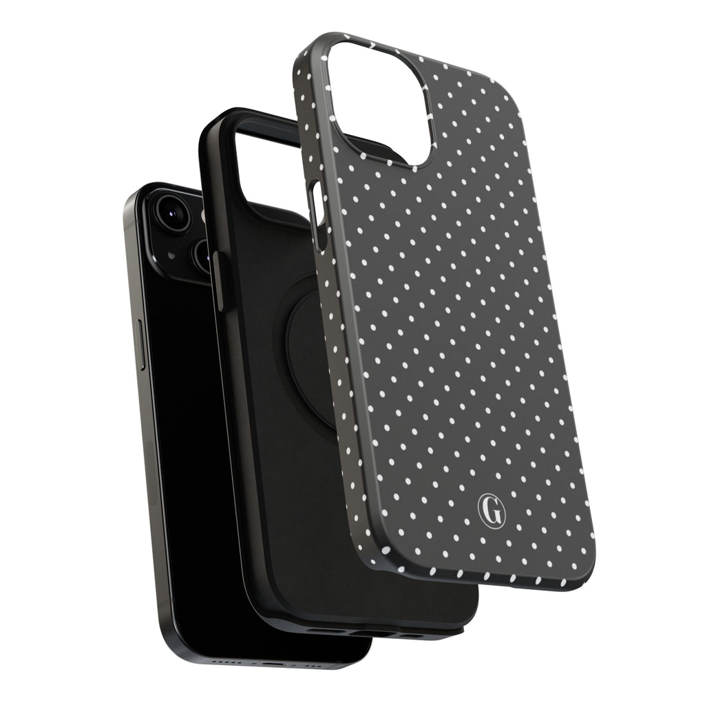 Black Polka Dots Phone Case
