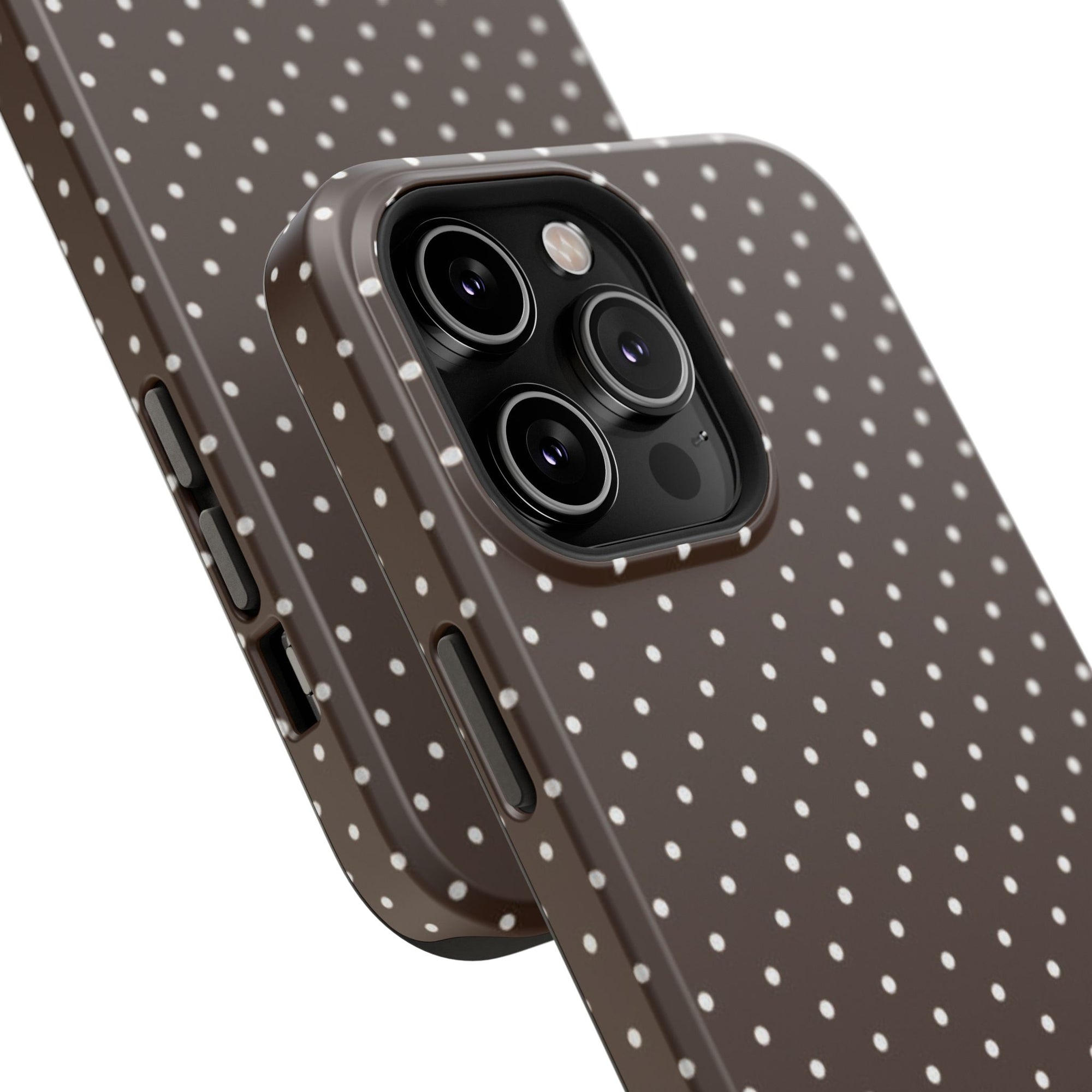 Brown Polka Dots Phone Case