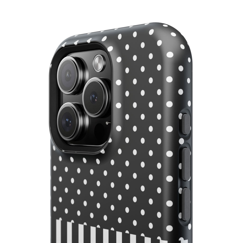 B&W Polka Dots x Stripes Phone Case