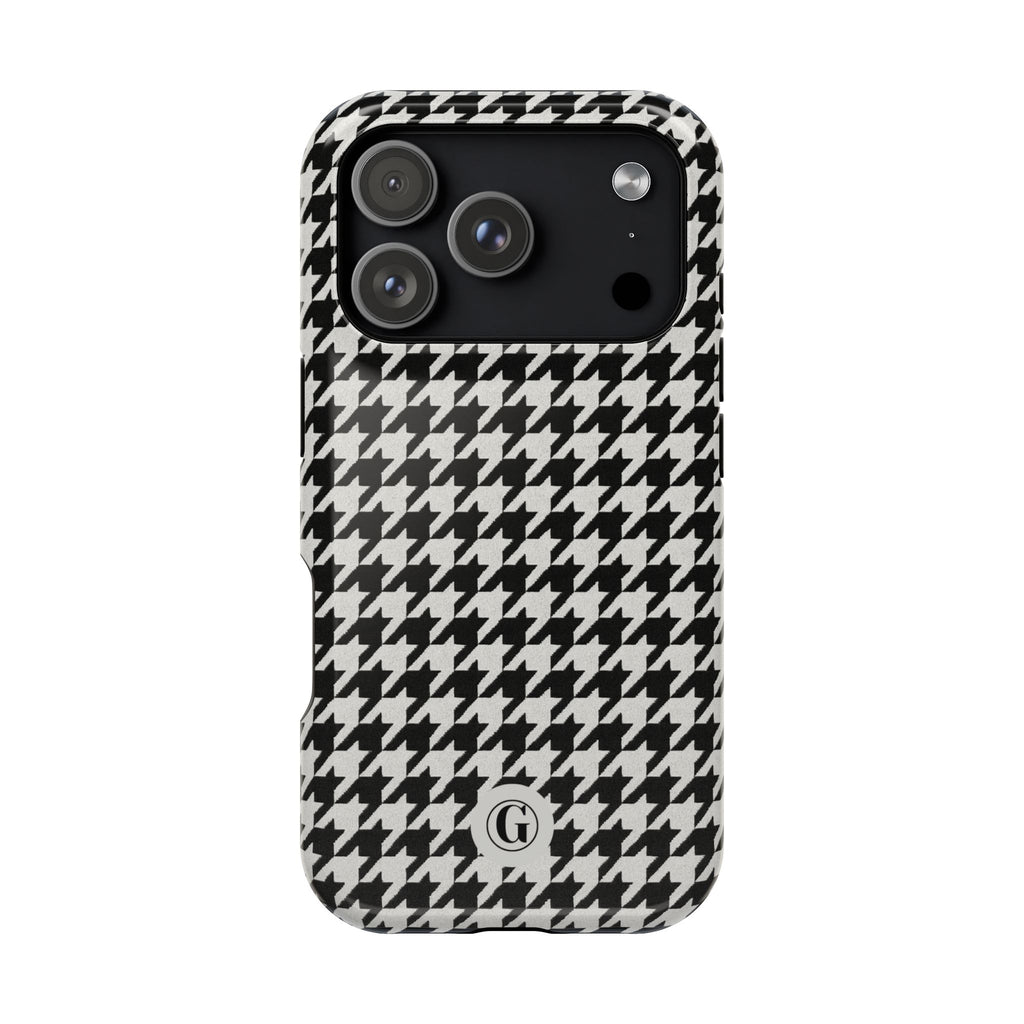 Houndstooth Print Phone Case