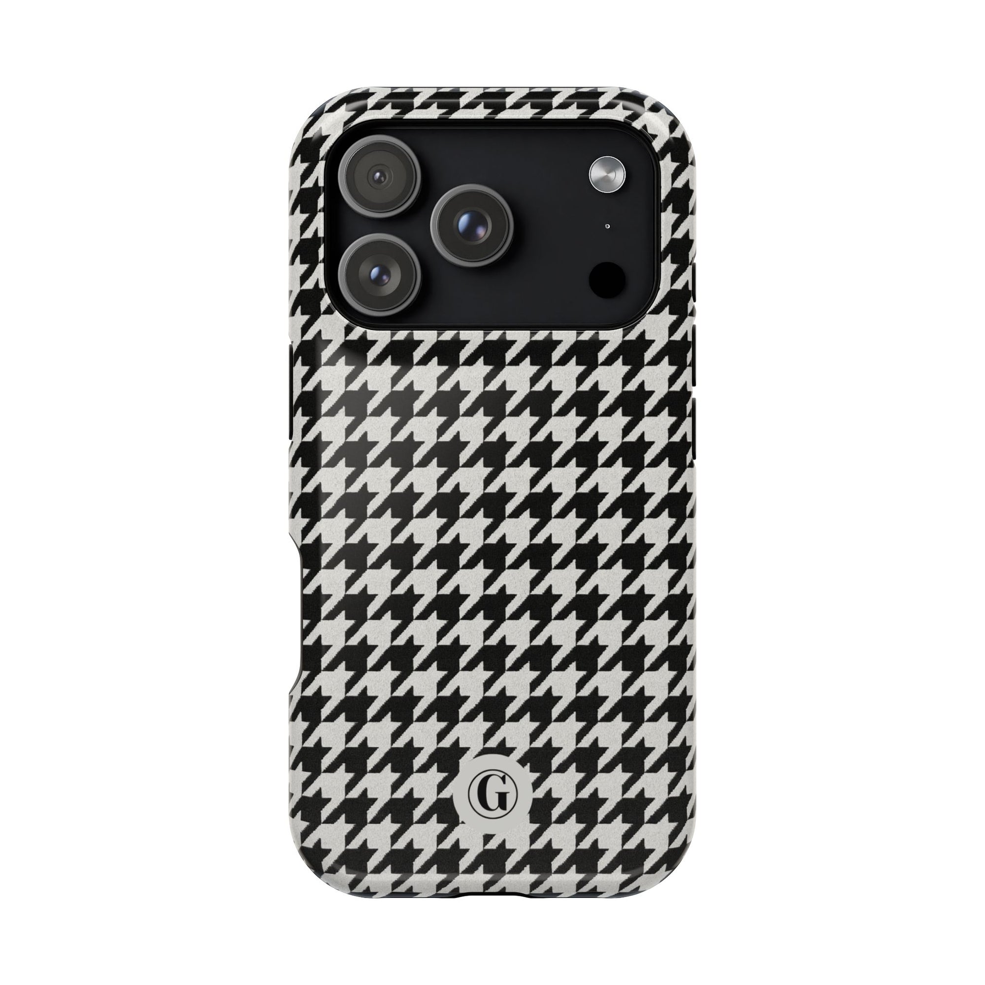 Houndstooth Print Phone Case