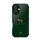 Emerald Green 'Peace of Mind' Panther Phone Case
