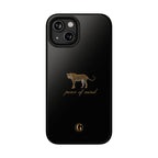 Black 'Peace of Mind' Panther Phone Case