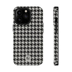 Houndstooth Print Phone Case
