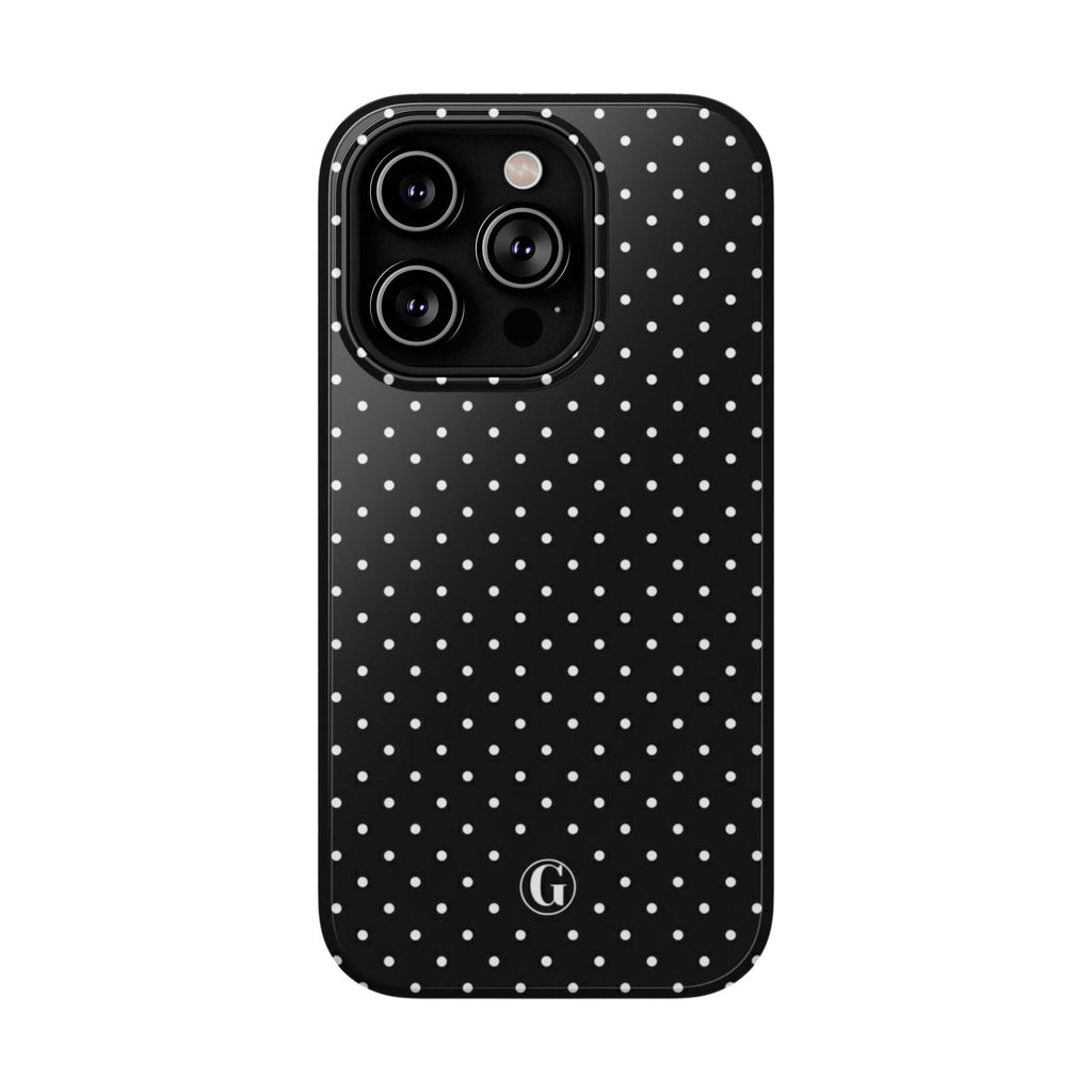 Black Polka Dots Phone Case
