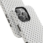 White Polka Dots Phone Case