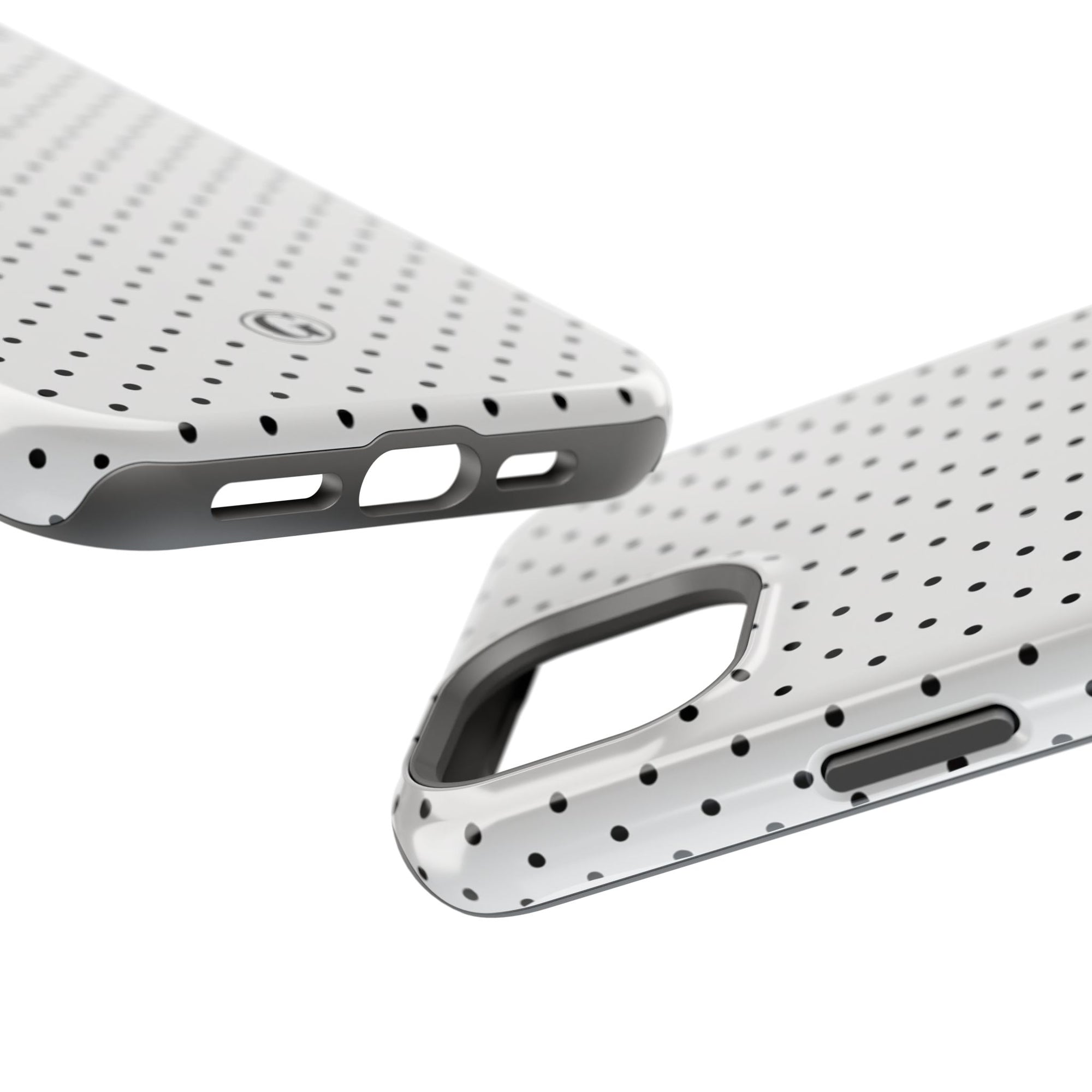 White Polka Dots Phone Case
