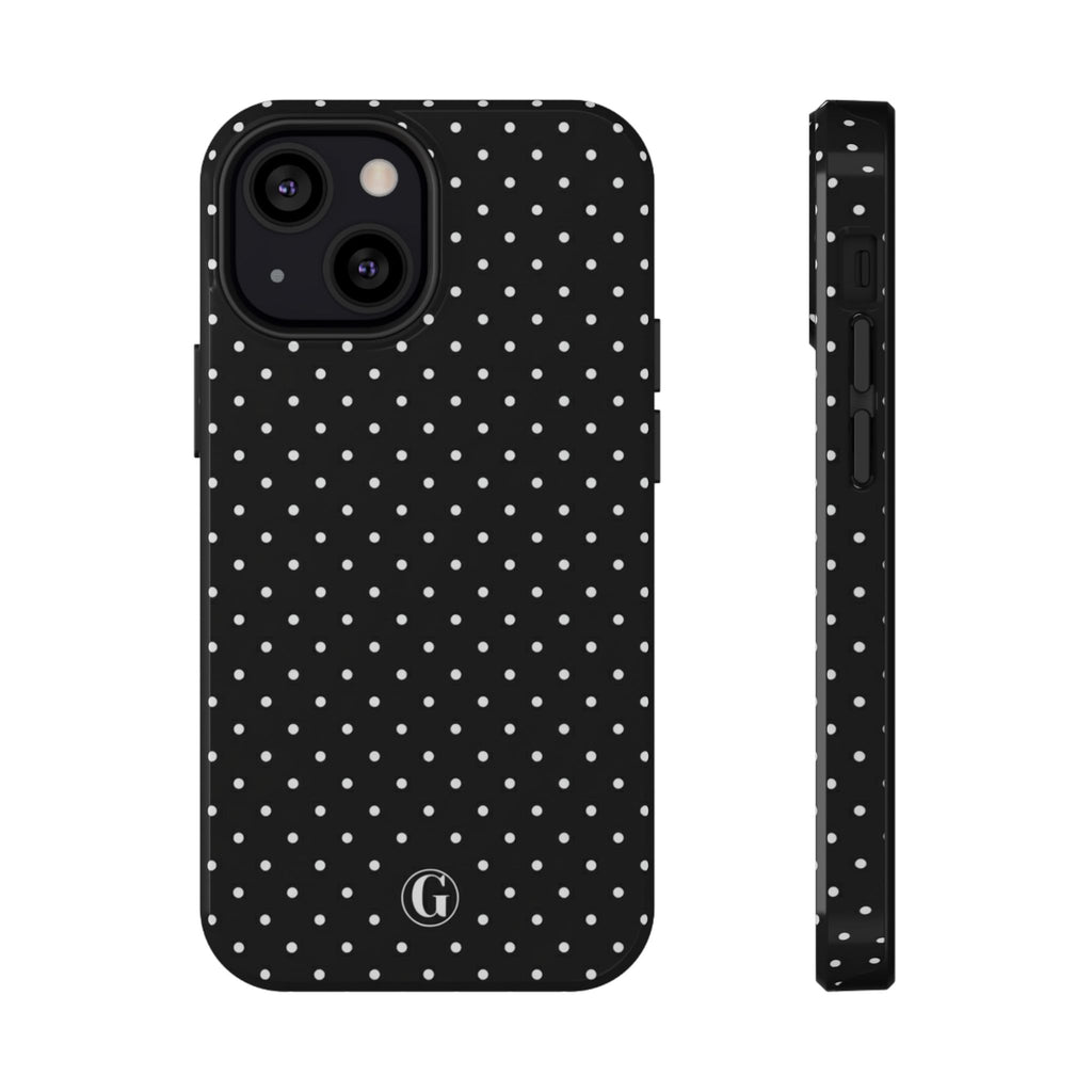 Black Polka Dots Phone Case