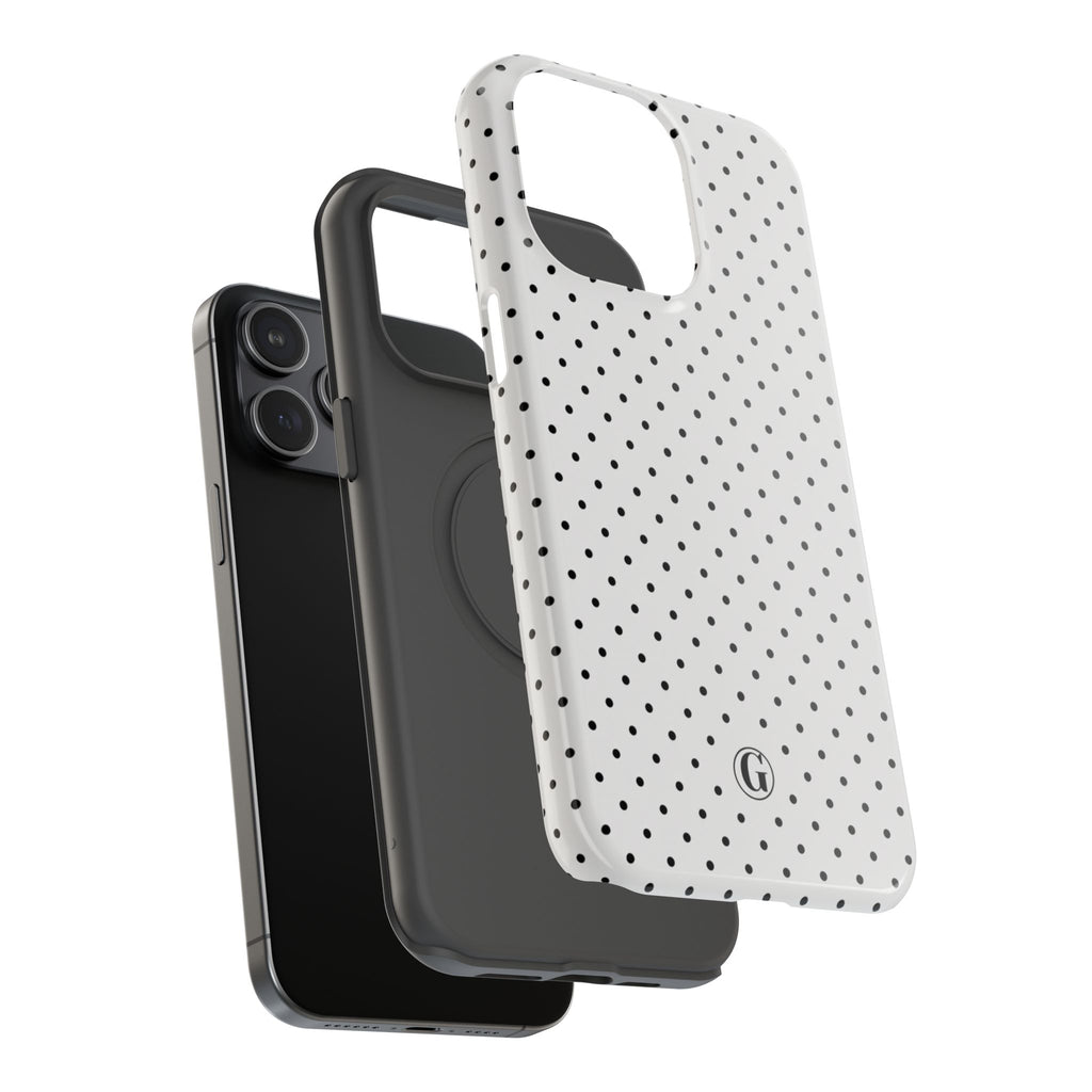 White Polka Dots Phone Case