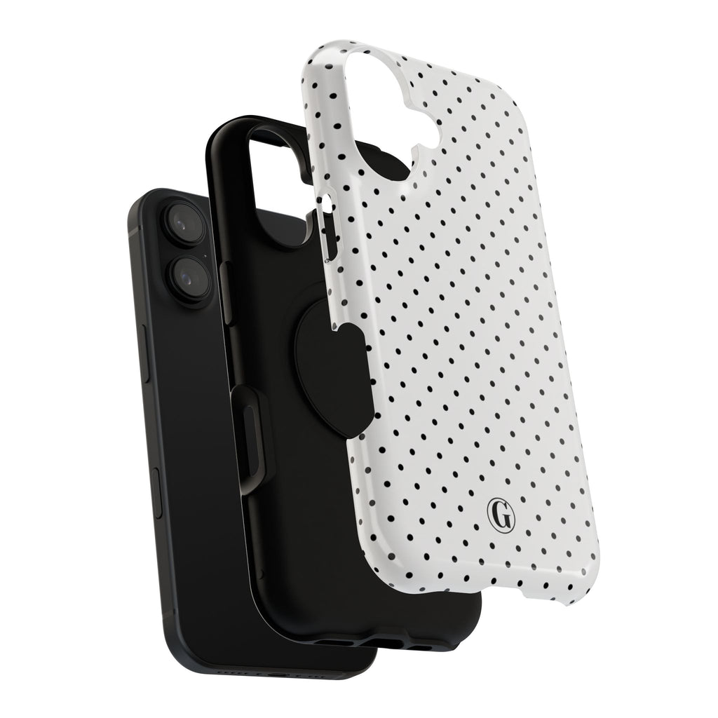 White Polka Dots Phone Case