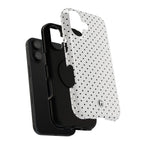White Polka Dots Phone Case