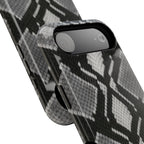 Grey Snakeskin Print Phone Case