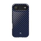 Navy Blue Polka Dots Phone Case