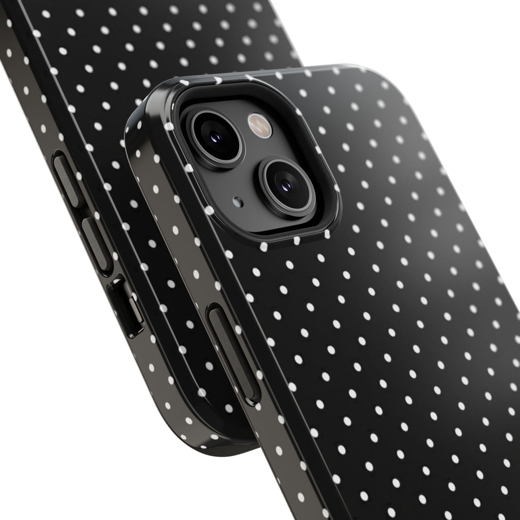 Black Polka Dots Phone Case