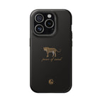 Black 'Peace of Mind' Panther Phone Case