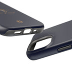 Navy Blue 'Peace of Mind' Panther Phone Case