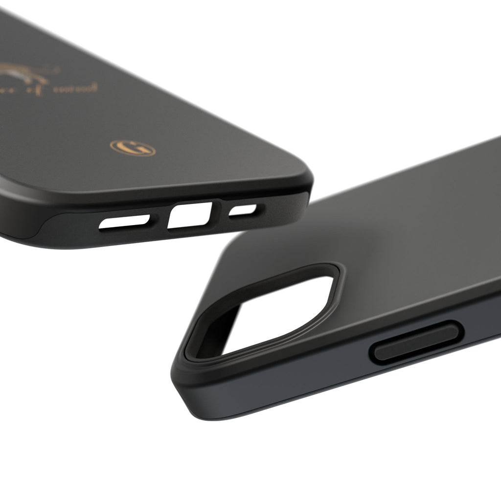 Black 'Peace of Mind' Panther Phone Case