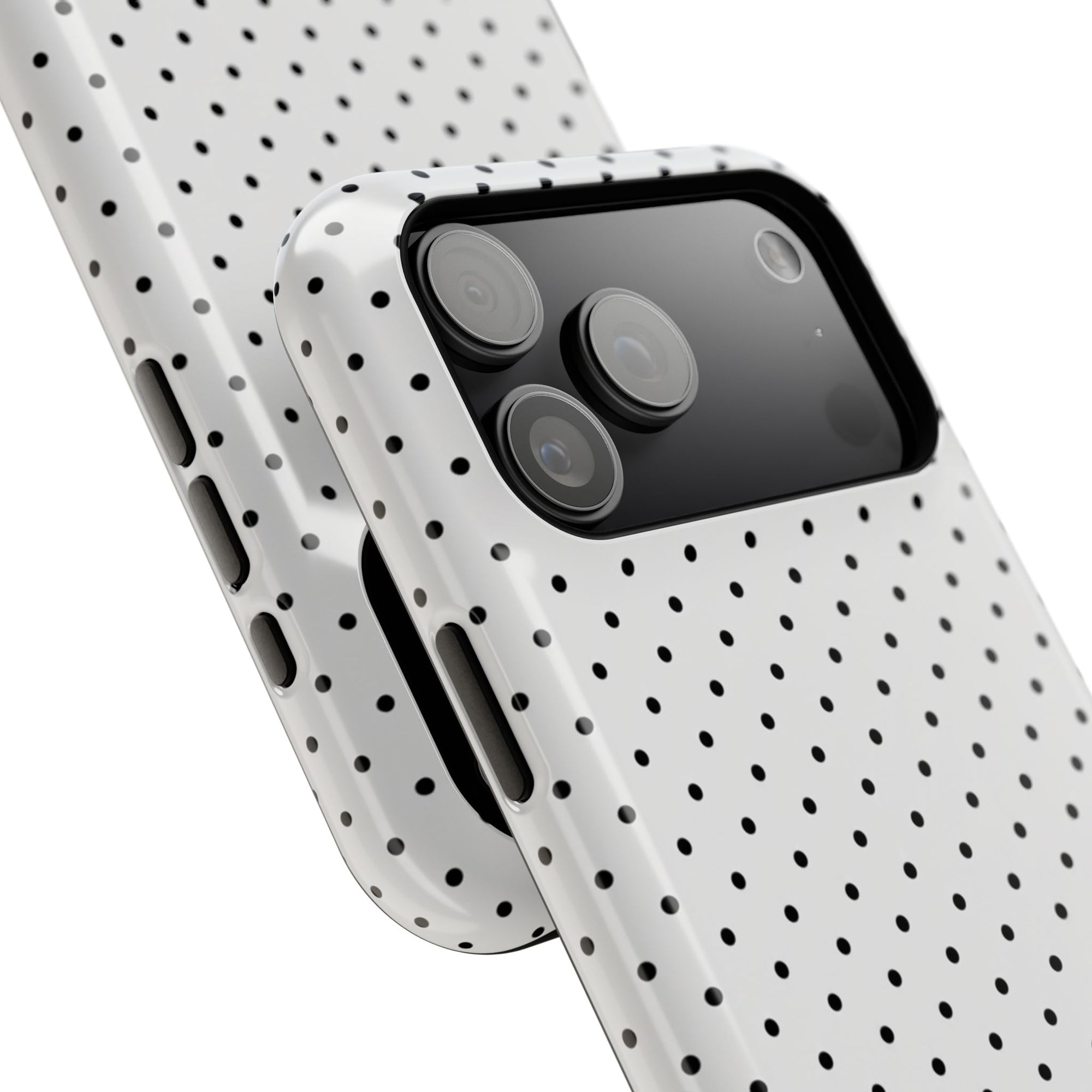 White Polka Dots Phone Case