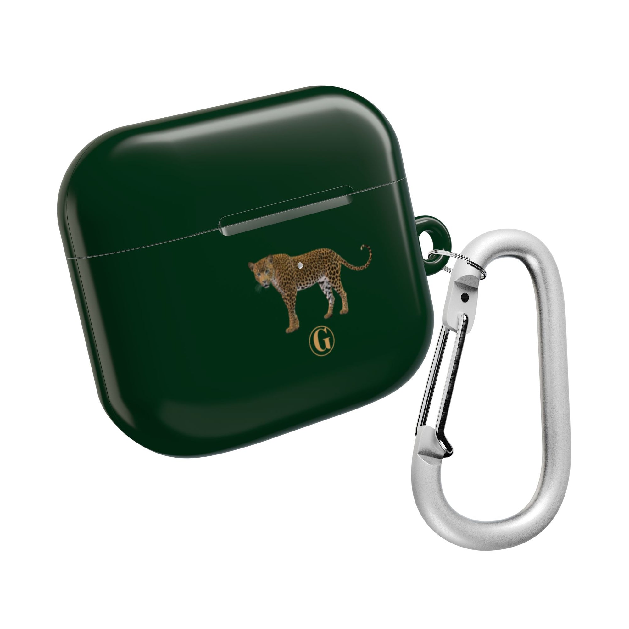 Emerald Green Panther AirPod Case