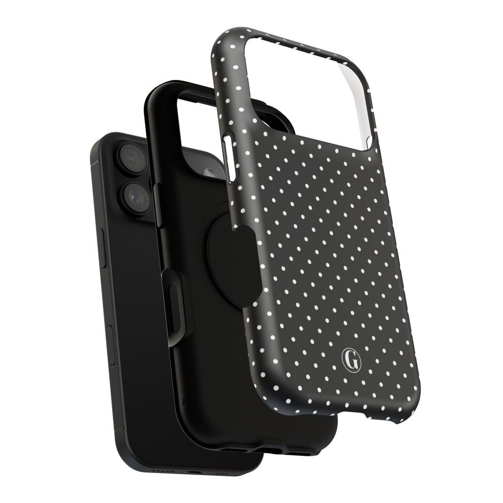 Black Polka Dots Phone Case