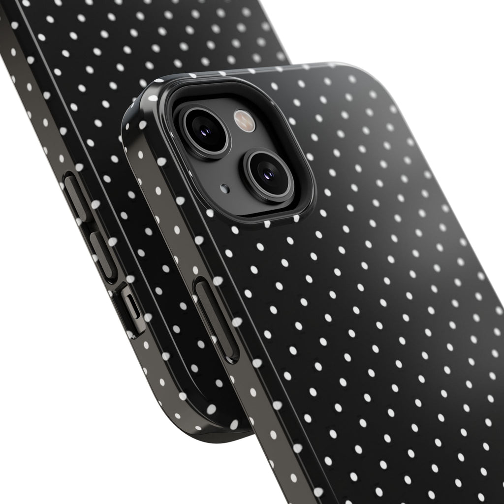 Black Polka Dots Phone Case