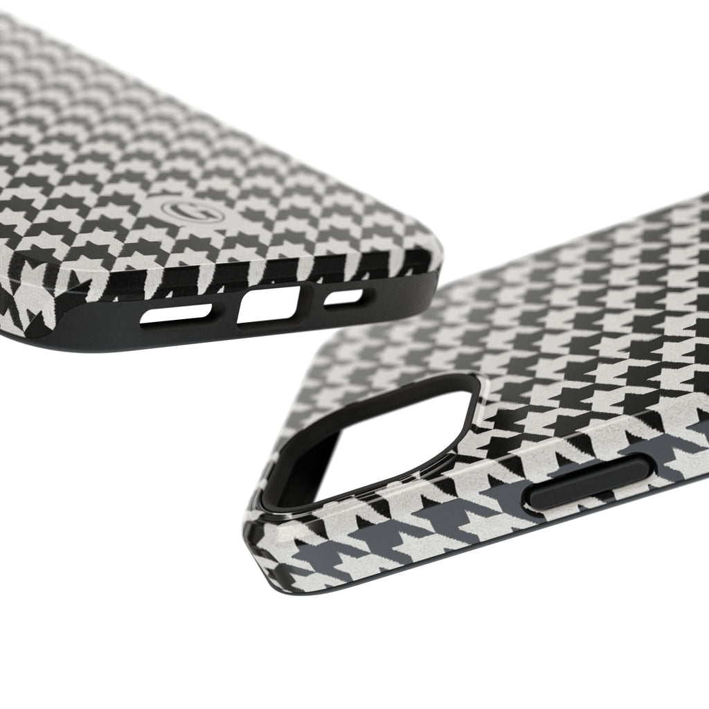Houndstooth Print Phone Case
