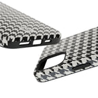 Houndstooth Print Phone Case