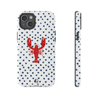 Crawfish on Blue Dots Phone Case
