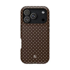 Brown Polka Dots Phone Case
