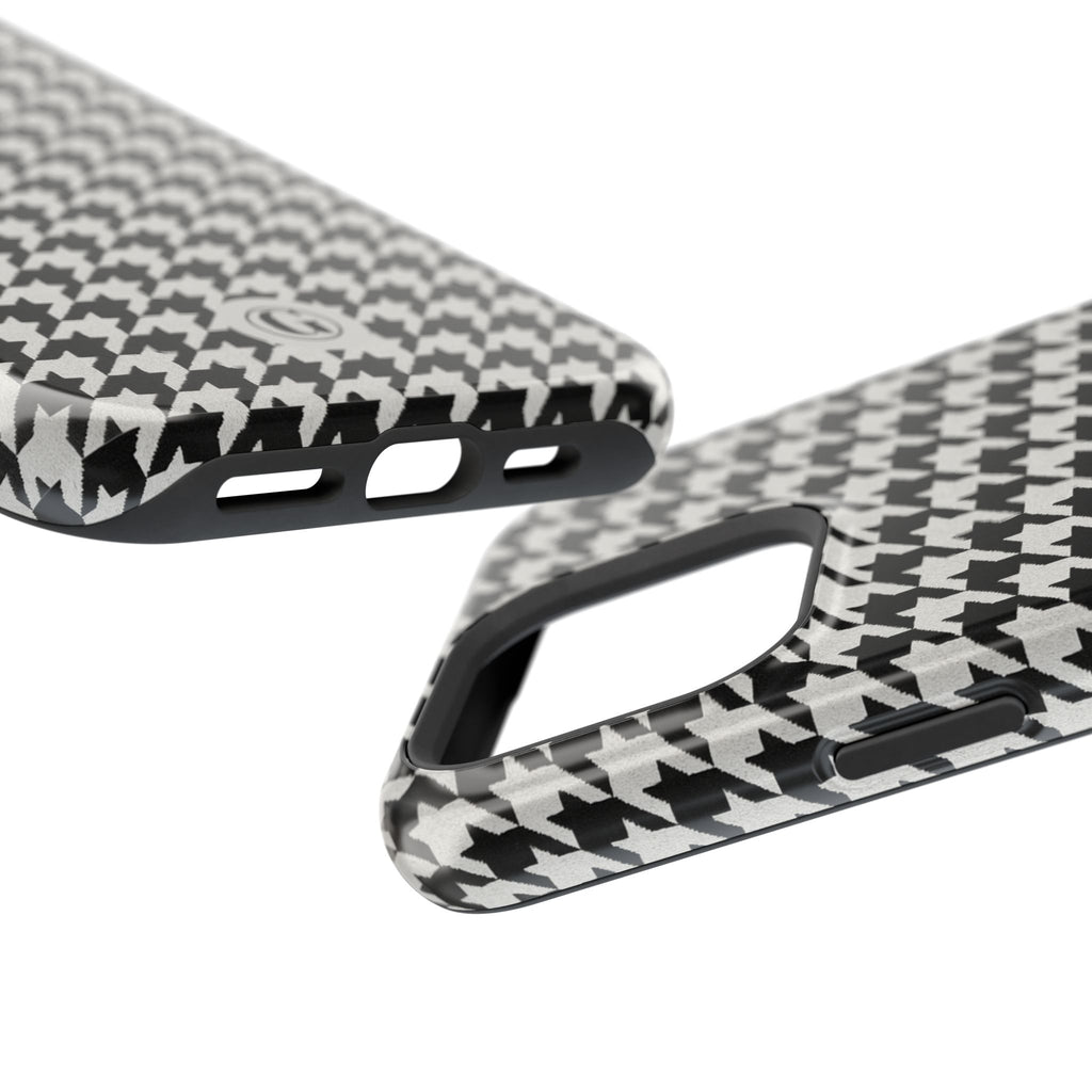 Houndstooth Print Phone Case