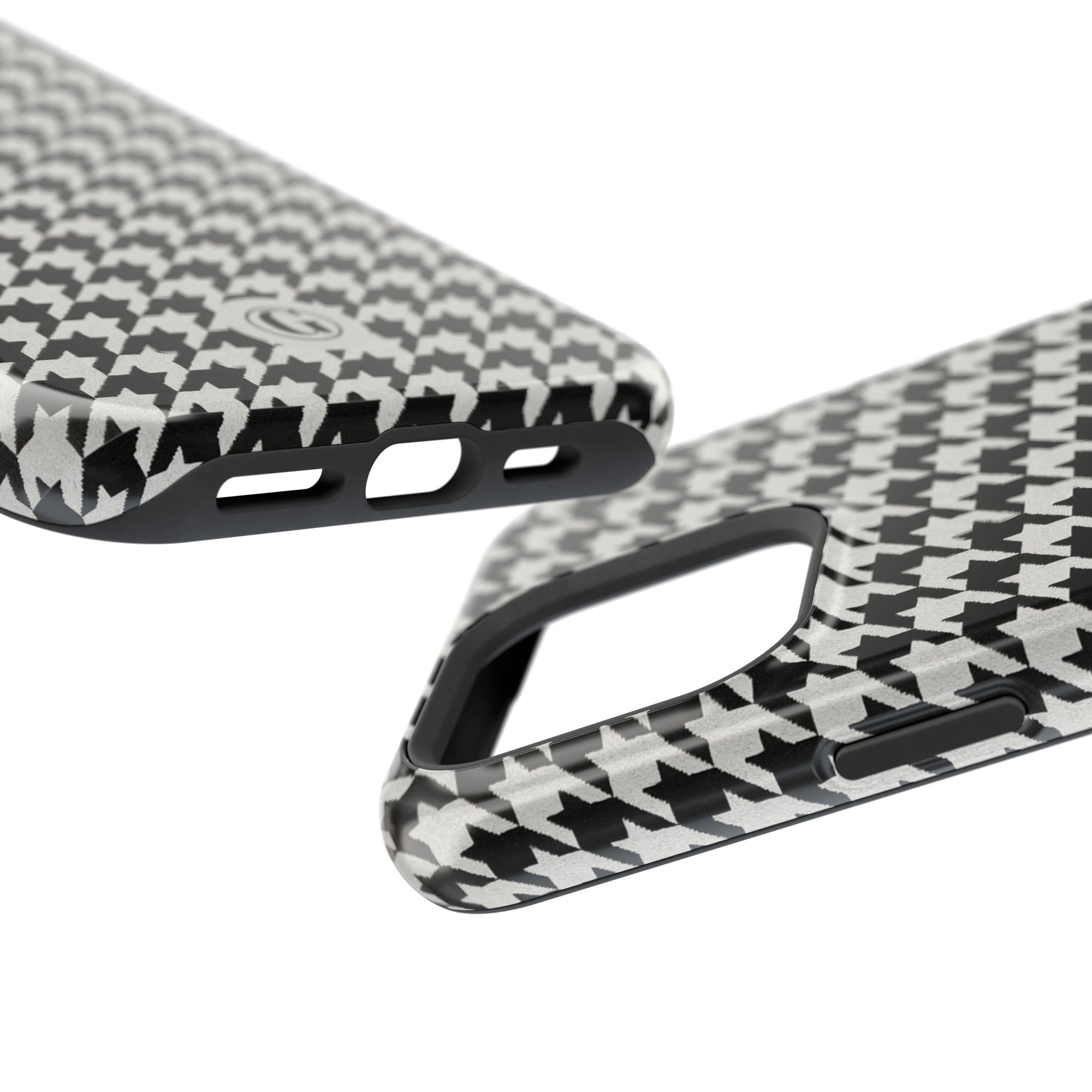 Houndstooth Print Phone Case