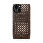 Brown Polka Dots Phone Case