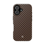Brown Polka Dots Phone Case