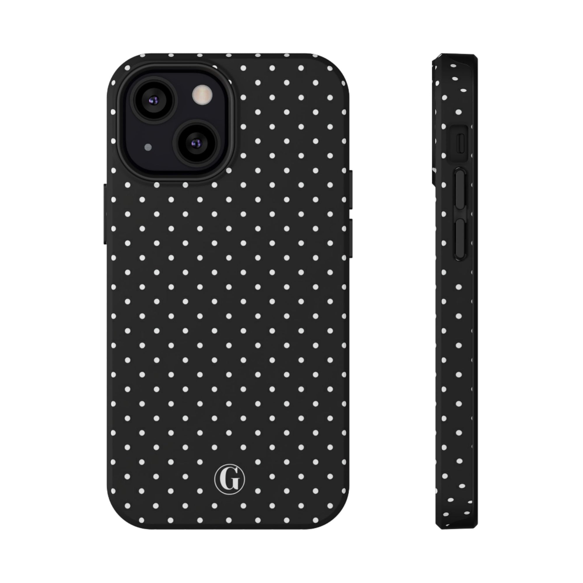 Black Polka Dots Phone Case